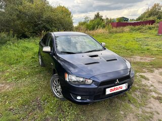 2008 Mitsubishi Lancer X, синий, 620000 рублей, вид 3
