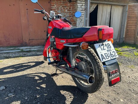 1988 Jawa 350/638, красный, 280000 рублей, вид 3