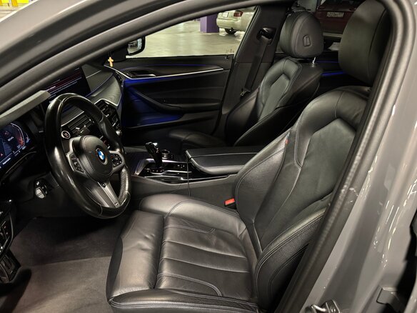 2022 BMW 5 серии 520d xDrive VII (G30/G31/G38) Рестайлинг, серый, 4400000 рублей - вид 17