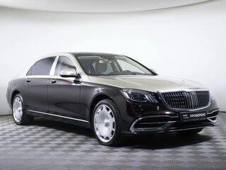 2019 Mercedes-Benz Maybach S-Класс 560 I (X222) Рестайлинг, бежевый, 13000000 рублей, вид 4