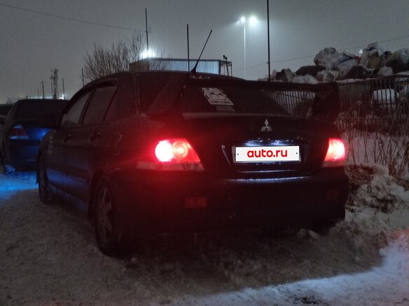 2007 Mitsubishi Lancer IX Рестайлинг, чёрный, 250000 рублей - вид 6