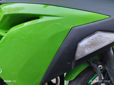 2013 Kawasaki Ninja 300, зелёный, 340000 рублей, вид 2