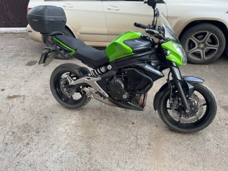 2013 Kawasaki ER-6N, зелёный, 520000 рублей, вид 2