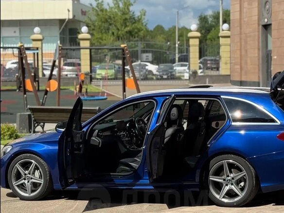 2018 Mercedes-Benz C-Класс 180 IV (W205) Рестайлинг, синий, 2350000 рублей - вид 12