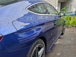 2019 Mercedes-Benz C-Класс 200 IV (W205) Рестайлинг, синий, 2800000 рублей, вид 3