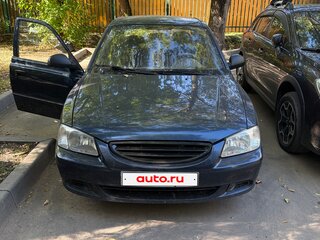 2006 Hyundai Accent ТагАЗ II, синий, 400000 рублей, вид 1