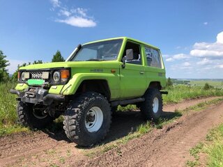 1989 Toyota Land Cruiser 70 Series, зелёный, 1250000 рублей, вид 2