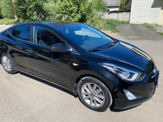 2015 Hyundai Elantra V (MD) Рестайлинг, чёрный, 1000000 рублей, вид 3