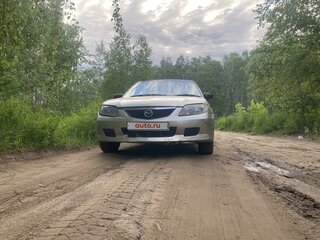 2002 Mazda 323 VI (BJ) Рестайлинг, золотистый, 280000 рублей, вид 4