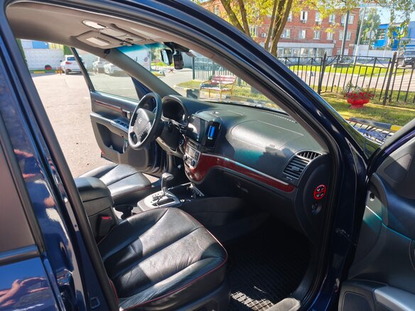2008 Hyundai Santa Fe II, синий, 1250000 рублей - вид 19