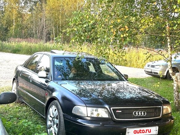 1998 Audi A8 I (D2), синий, 430000 рублей - вид 7