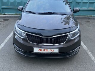 2017 Kia Rio III Рестайлинг, коричневый, 1200000 рублей, вид 4