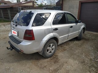 2008 Kia Sorento I Рестайлинг, серебристый, 720000 рублей, вид 2