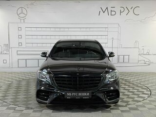 2018 Mercedes-Benz S-Класс 450 Long VI (W222, C217) Рестайлинг, чёрный, 6950000 рублей, вид 4