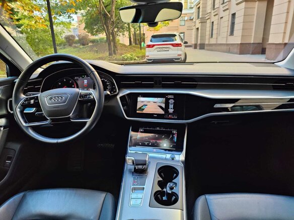 2021 Audi A6 40 TDI V (C8), белый, 3550000 рублей - вид 15