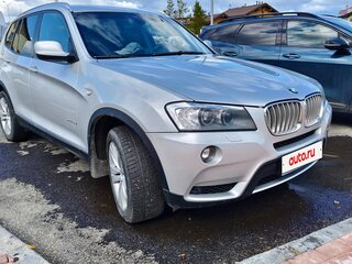 2012 BMW X3 35i xDrive II (F25), серебристый, 1850000 рублей, вид 3