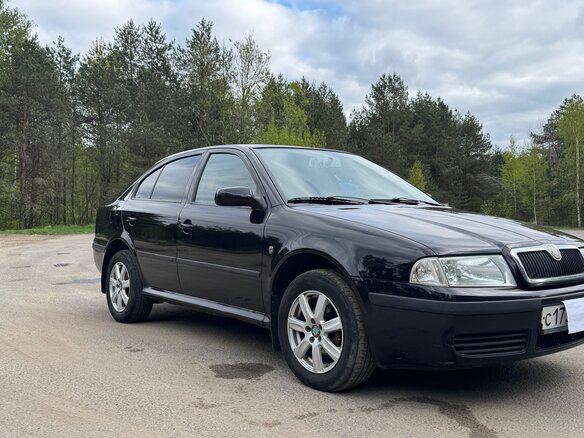 2008 Skoda Octavia I (A4) Рестайлинг, чёрный, 630000 рублей
