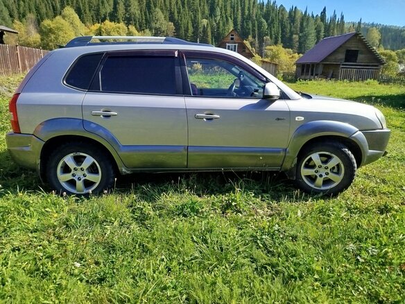 2007 Hyundai Tucson I, серебристый, 500000 рублей - вид 2