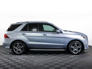 2017 Mercedes-Benz GLE 400 9G-Tronic I (W166), голубой, 2969805 рублей, вид 4