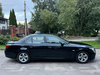 2008 BMW 5 серии 520d V (E60/E61) Рестайлинг, чёрный, 1420000 рублей, вид 4
