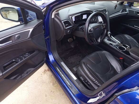 2012 Ford Fusion (North America) II, синий, 1200000 рублей - вид 7