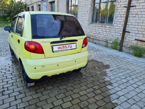 2006 Daewoo Matiz I Рестайлинг, жёлтый - вид 2