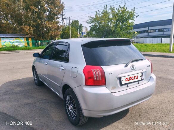 2003 Toyota Corolla Runx IX (E120, E130), серый, 530000 рублей - вид 6