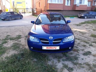 2003 Nissan Almera II (N16) Рестайлинг, синий, 330000 рублей, вид 3