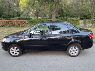 2012 Lada (ВАЗ) Granta I, чёрный, 380000 рублей, вид 5