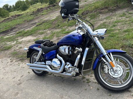 2005 Honda VTX 1800, синий, 900000 рублей, вид 2