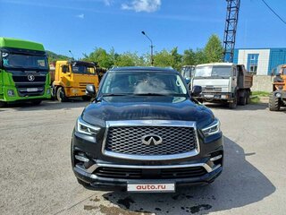 2018 Infiniti QX80 I Рестайлинг 2, чёрный, 5500000 рублей, вид 2