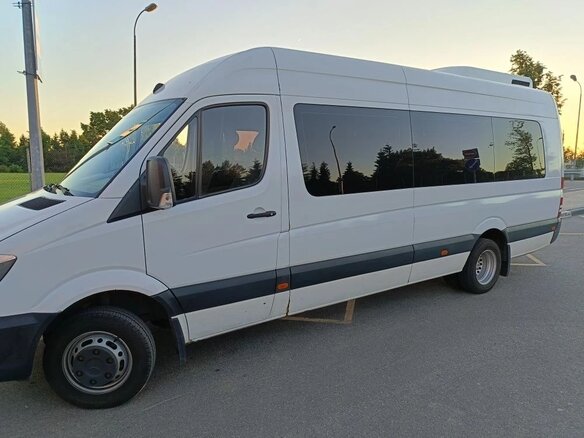 2014 Mercedes-Benz Sprinter, белый - вид 1