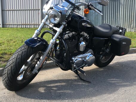 2014 Harley-Davidson Sportster 1200, синий, 860000 рублей, вид 2