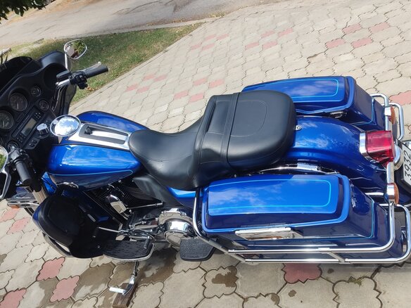 2009 Harley-Davidson Electra Glide, синий, 970000 рублей - вид 16