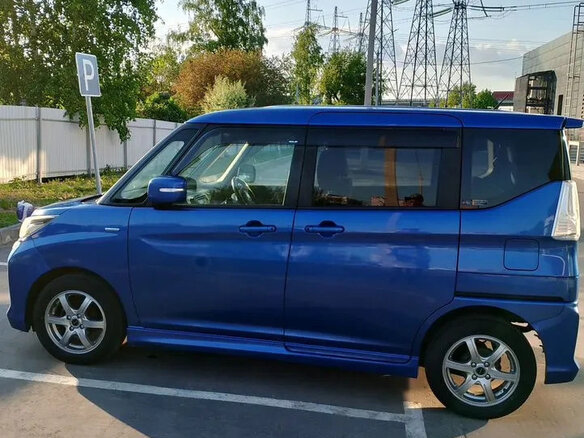 2017 Suzuki Solio MHEV III, синий, 950000 рублей - вид 1