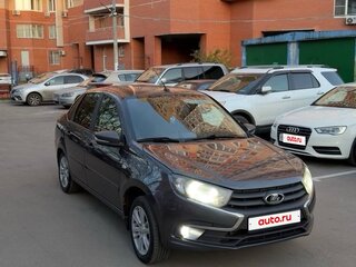 2018 Lada (ВАЗ) Granta I Рестайлинг, серый, 495000 рублей, вид 4