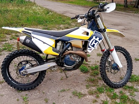 2020 Husqvarna FX 350, синий, 500000 рублей, вид 1