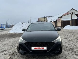 2020 Hyundai Solaris II Рестайлинг, чёрный, 1570000 рублей, вид 3