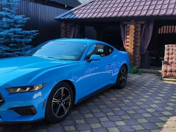 2024 Ford Mustang VII, голубой, 5990000 рублей - вид 6