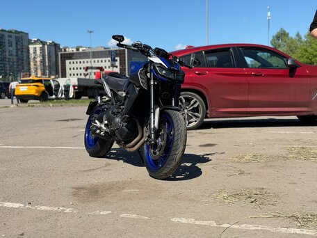 2017 Yamaha MT-09 (FZ-09), синий, 780000 рублей, вид 1