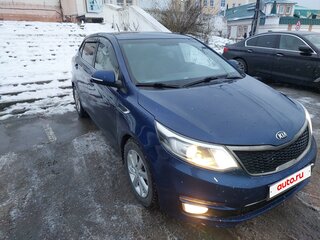 2015 Kia Rio III Рестайлинг, синий, 780000 рублей, вид 2
