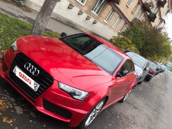2011 Audi A5 I (8T) Рестайлинг, красный, 1990000 рублей - вид 1