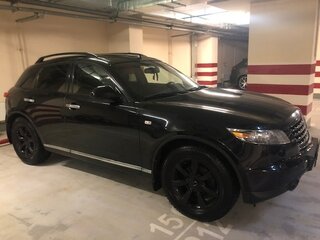 2007 Infiniti FX35 I (S50) Рестайлинг, чёрный, 1200000 рублей, вид 2