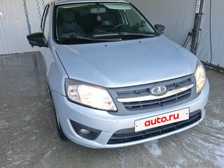 2012 Lada (ВАЗ) Granta I, серебристый, 385000 рублей, вид 1