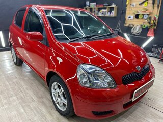 2003 Toyota Vitz I (P10), красный, 520000 рублей, вид 5
