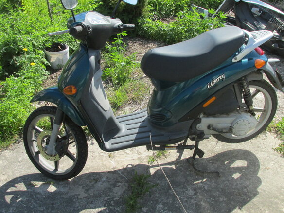 2009 Piaggio Liberty, зелёный, 88000 рублей - вид 2