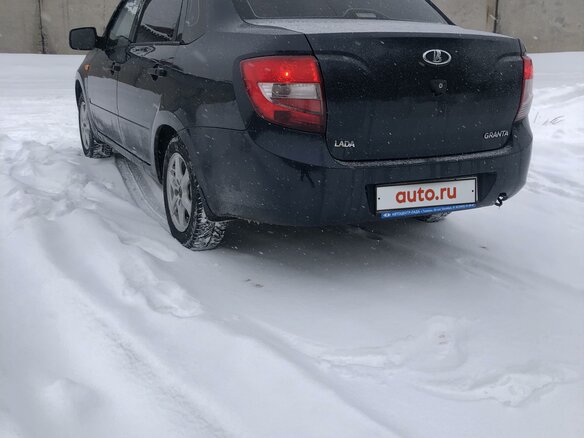 2011 Lada (ВАЗ) Granta I, синий, 420000 рублей - вид 5