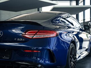 2019 Mercedes-Benz C-Класс AMG 63 AMG S IV (W205) Рестайлинг, синий, 7290000 рублей, вид 4