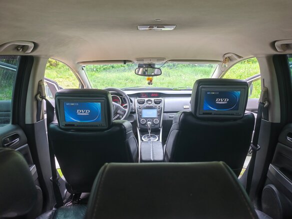 2011 Mazda CX-7 I Рестайлинг, белый, 850000 рублей - вид 8