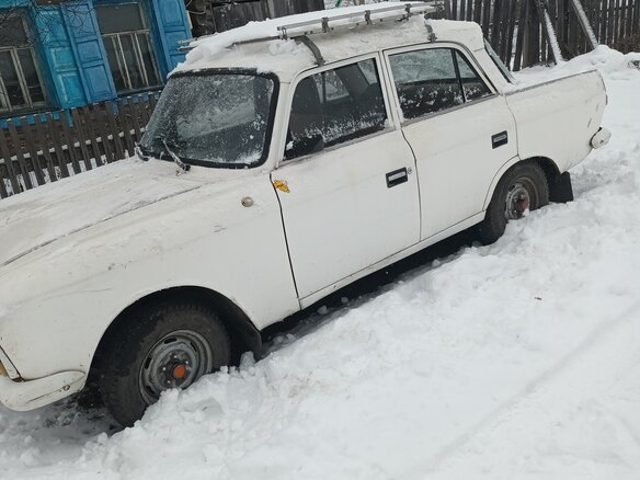 1994 Иж Москвич-412 ИЭ, белый, 75000 рублей